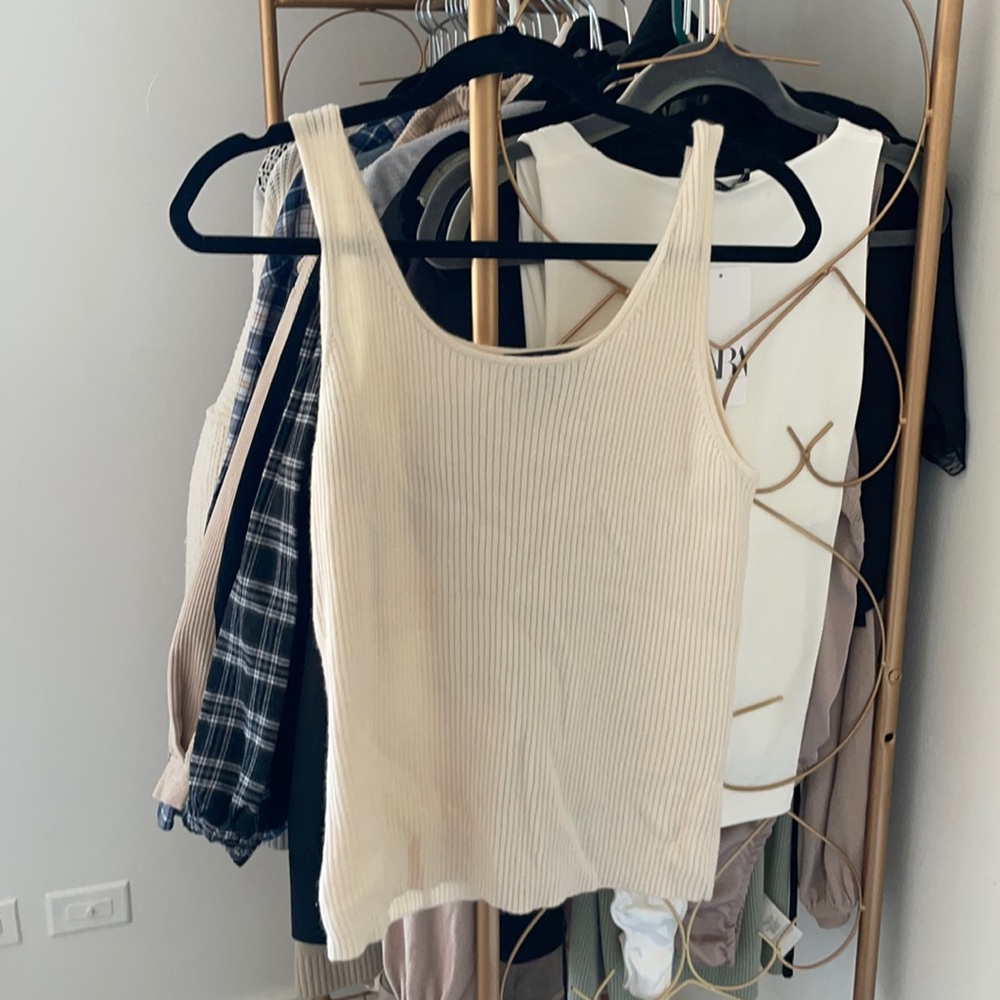 Cashmere tank top